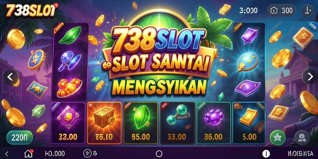 Tampilan menarik dari gameplay <strong>738SLOT</strong> yang seru dan menghibur.