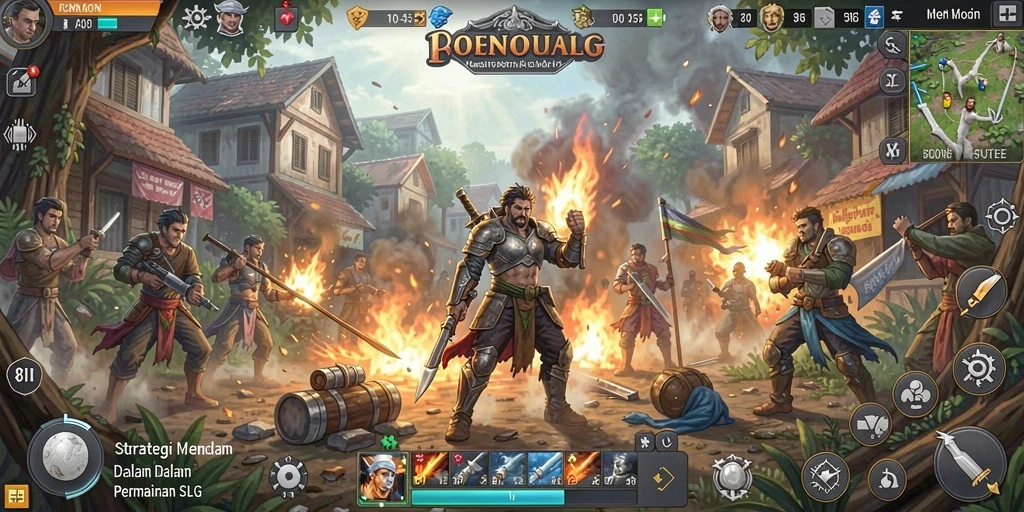 Gameplay seru dan strategis dalam 8II.
