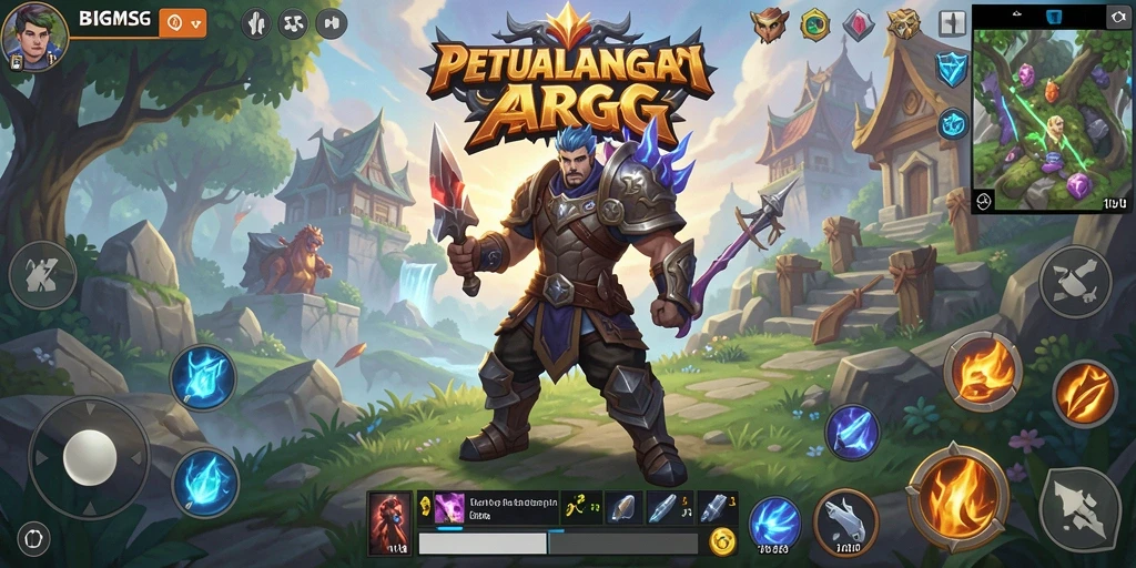 Gameplay dinamis dan menantang dalam BIGMSG.