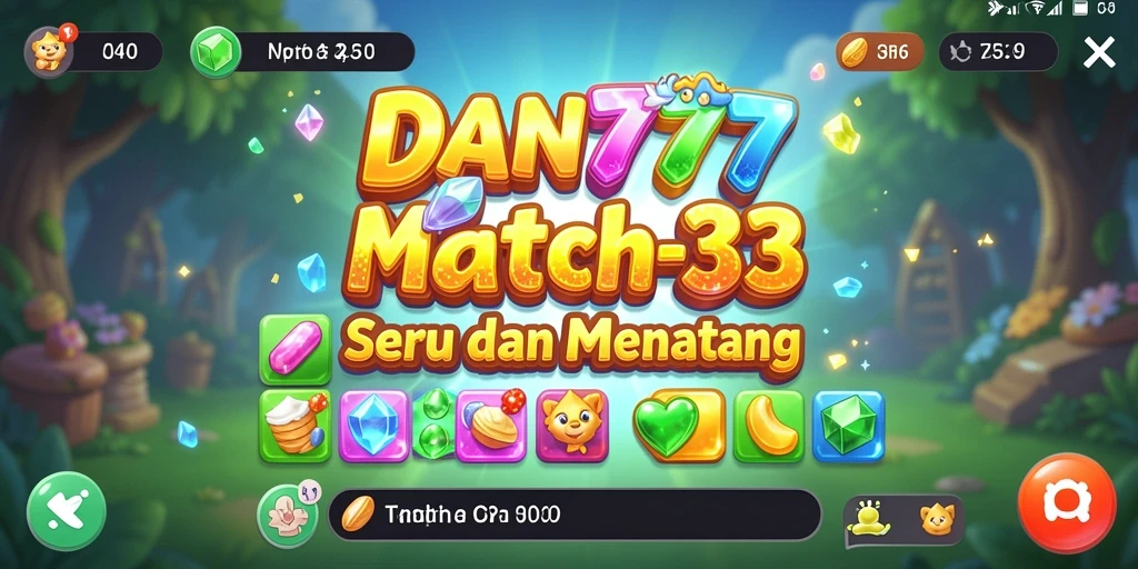 Tampilan gameplay seru DAN777, penuh warna dan tantangan.