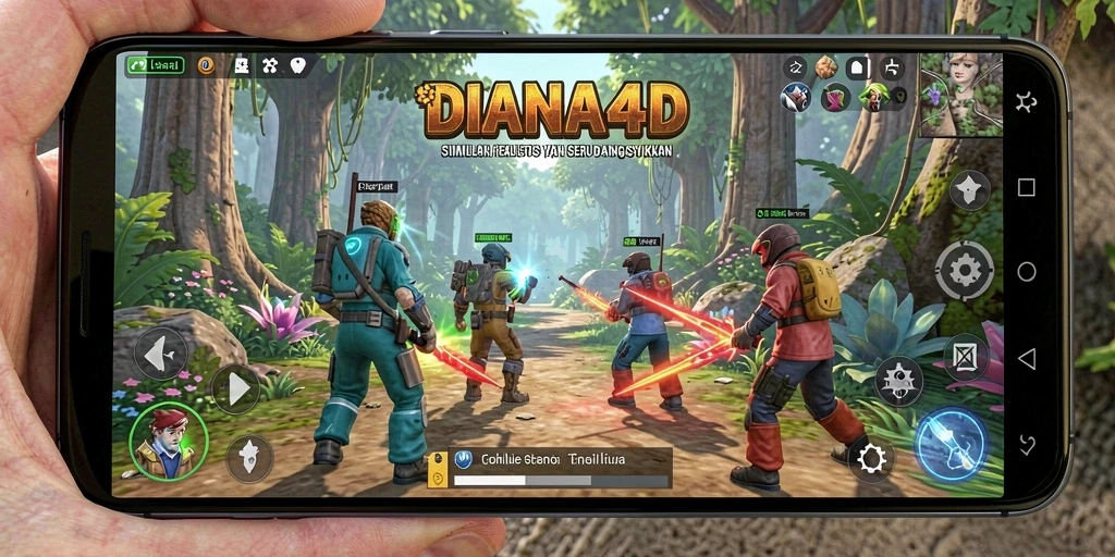 Gameplay menarik dan seru dalam DIANA4D.