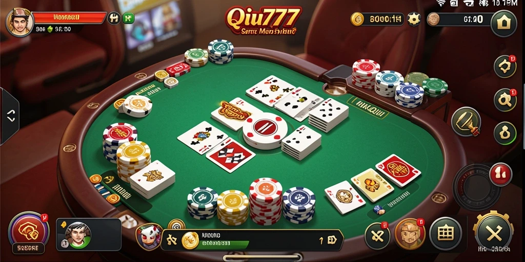 Tangkapan layar dari gameplay seru di HW777 QiuQiu.
