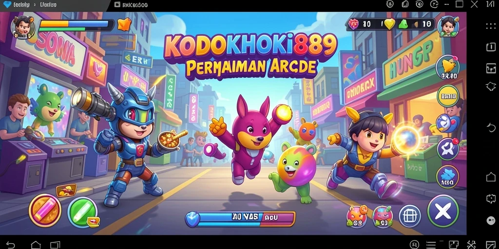 Tampilan gameplay seru dari KODOKHOKI889 yang penuh tantangan.