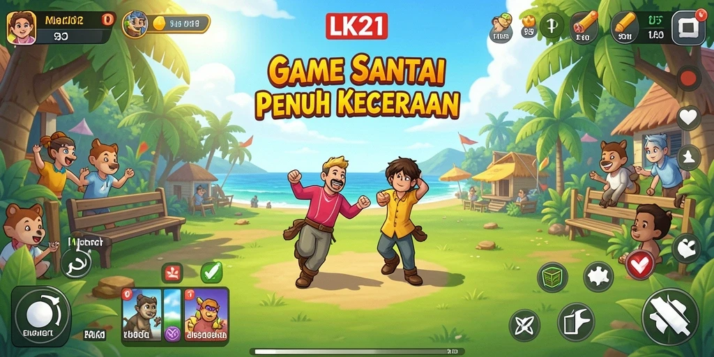 Tampilan gameplay LK21 yang seru dan menghibur.