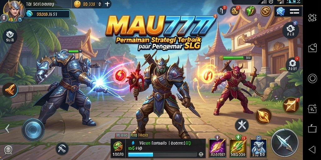 Gameplay seru MAU777 dengan pertarungan strategi yang mendebarkan.