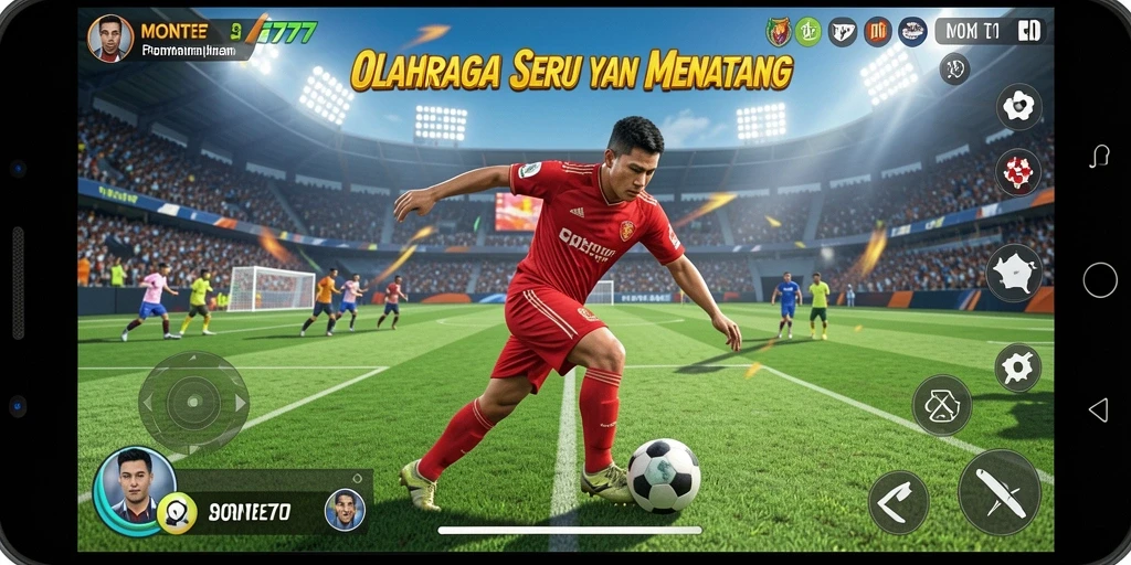 Tampilan gameplay seru dalam MONTE77 dengan berbagai olahraga menarik.