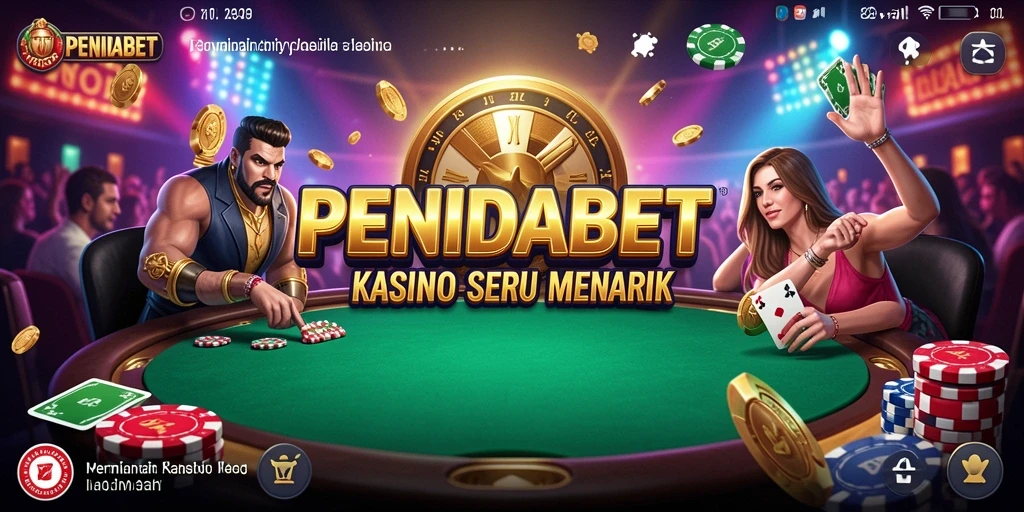 Screenshot gameplay PENIDABET dengan suasana Kasino yang menarik.