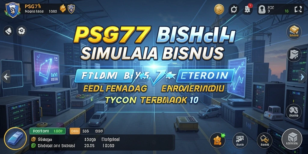 Screenshot gameplay PSG77 saat mengelola bisnis Tycoon.