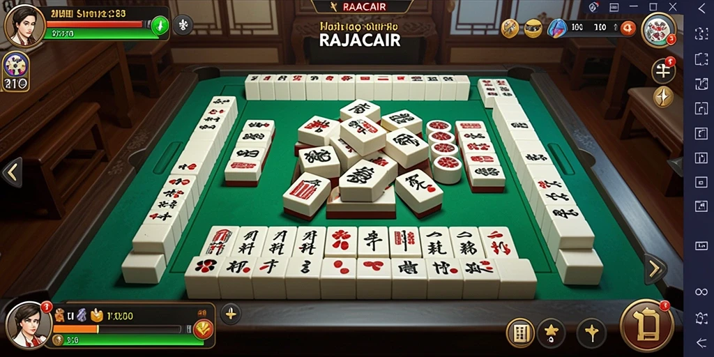 Screenshot menunjukkan gameplay Mahjong yang menarik dan menantang.