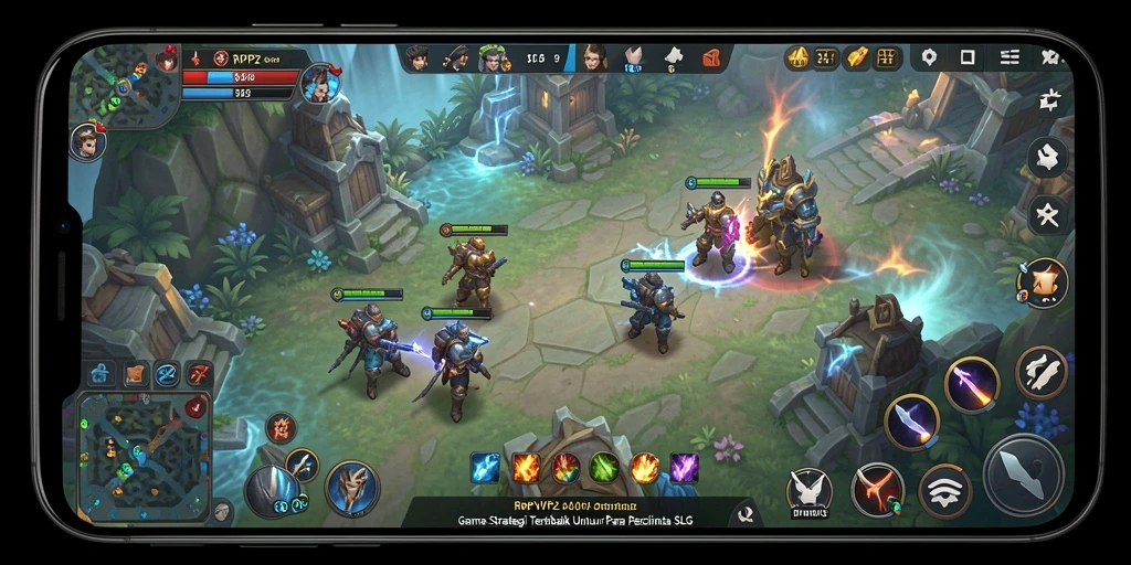 Tampilan menarik gameplay strategi dalam RPVIP2.