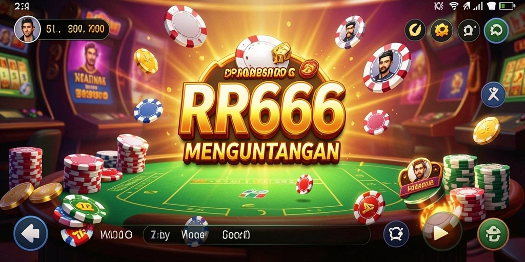 Tampilan gameplay Kasino yang menarik dan seru di RR666.