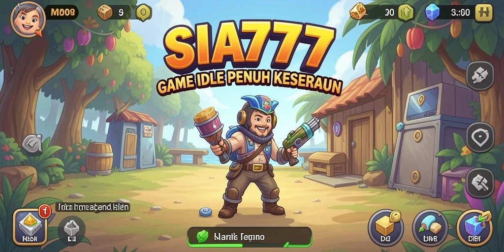 Screenshot gameplay SIA777 menunjukkan aksi seru dalam permainan Idle.