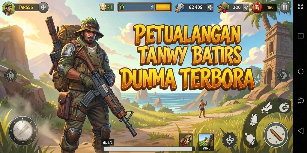 Gameplay yang mendebarkan dalam dunia terbuka TAR555.
