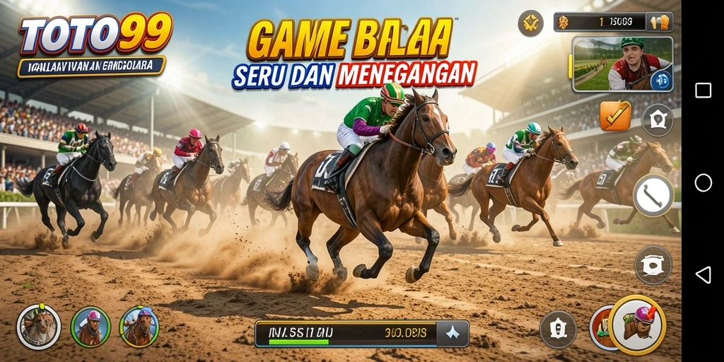 Gameplay TOTO99 yang menegangkan di trek balap yang indah.