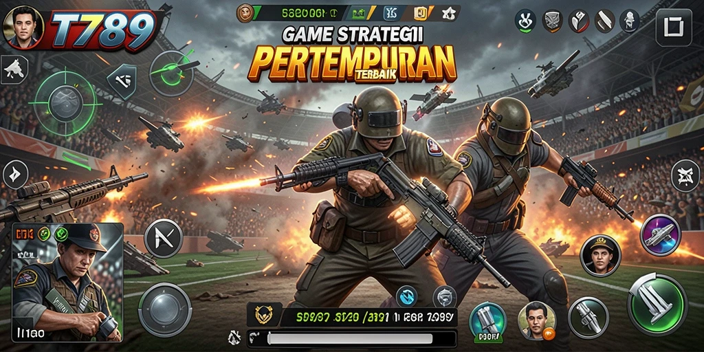 Tampilan gameplay TT789 dengan pasukan dan strategi yang mengesankan.