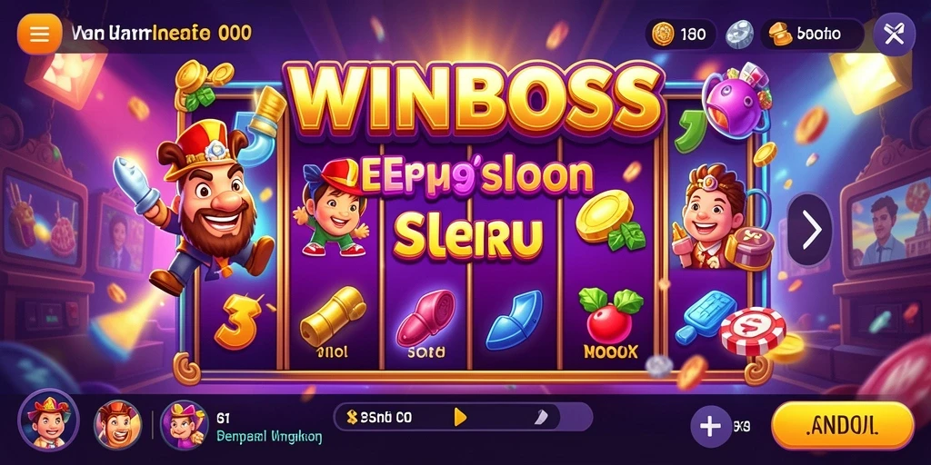 Gameplay seru WINBOSS yang menampilkan mesin slot menarik.